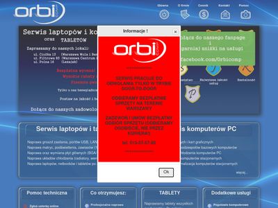 Orbicomp serwis komputerowy Warszawa