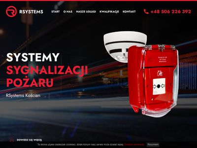 Firma RSystems: alarmy, monitoring, wideodomofony, Kościan, Śrem, Poznań