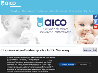 I. i A. Ziółkowscy Aico Trade International hurtownia artykułów dziecięcych