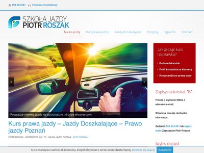 Nauka jazdy poznań - Piotr Roszak