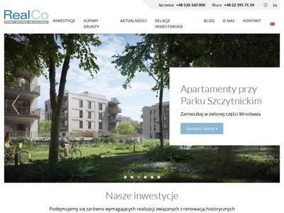 RealCo - inwestycje mieszkaniowe Warszawa i Wrocław