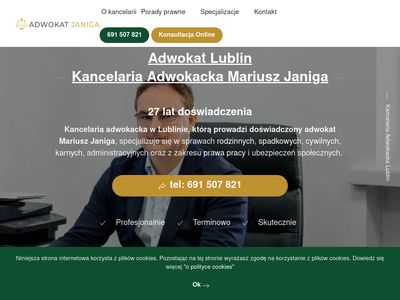 Kancelaria Adwokacka Adwokat Mariusz Janiga
