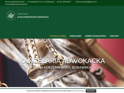 Kancelaria Adwokacka Alina Korzeniewska Adwokat