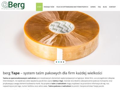 Taśma pakowa z logo - berg-tape.com.pl