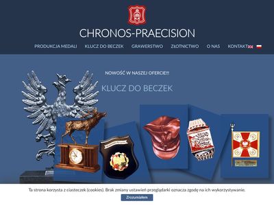 Chronos-Praecision - klucz do beczek - produkcja medali