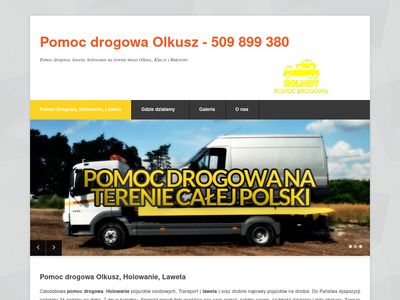 Pomoc drogowa Olkusz - Holmot