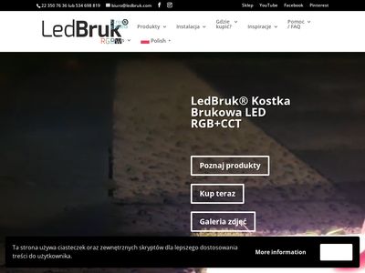 Ledbruk.com Świecąca Kostka Brukowa