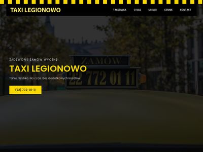 Legionowo Taxi - 24h, Tanio Taxi i zakupy na telefon w Legionowie i powiecie.