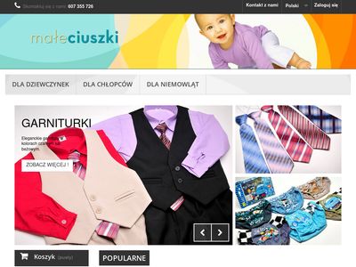 Maleciuszki.com.pl odzież dla dzieci i niemowląt