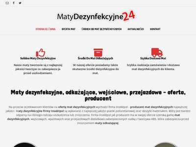 Matydezynfekcyjne24.pl producent mat dezynfekcyjnych