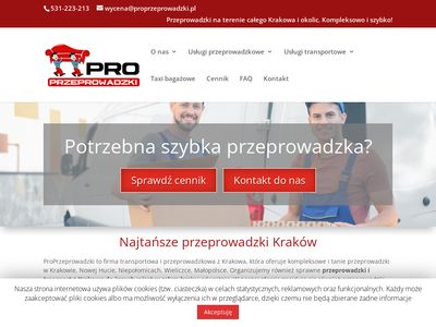 ProPrzeprowadzki.pl - taksówka bagażowa w Krakowie