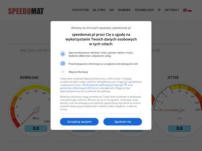 Speedomat.pl - Test prędkości Internetu