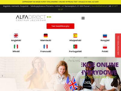 Alfa Direct - szkoła językowa