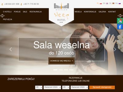 Hotel w cichej okolicy Wrocław - hotelsleep.pl