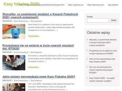 Kasa fiskalna 2020 - kasyfiskalne2020.pl