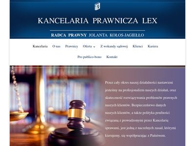 Kancelaria Prawnicza Lex - Radca Prawny Jolanta Kołos-Jagiełło