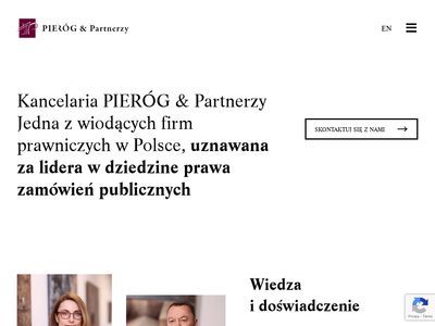 Kancelaria pieróg i partnerzy - pierog.pl
