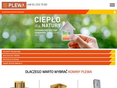 Plewa.net.pl ceramiczne systemy kominowe