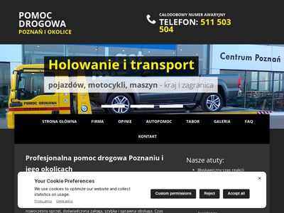 Pomocdrogowapoznan.pl - pomoc drogowa, auto holowanie