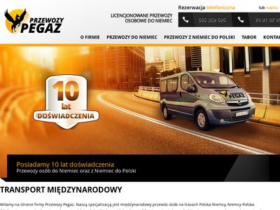 Przewozypegaz.pl busy do Niemiec