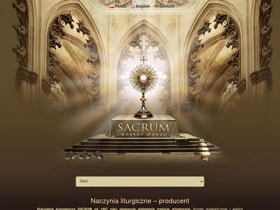 Naczynia liturgiczne Sacrum