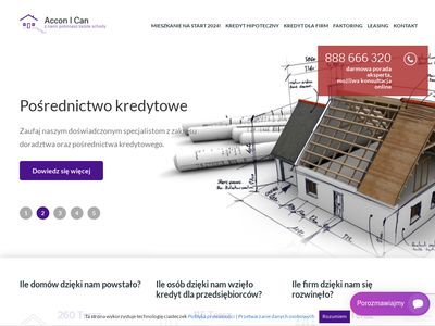Accon kredyty hipoteczne oraz dla firm Bielsko-Biała