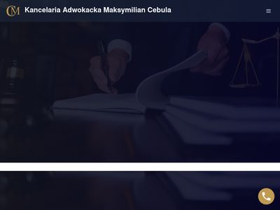 Adwokat Maksymilian Cebula Kancelaria Adwokacka