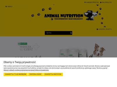 Animalnutrition - wyjątkowy internetowy sklep zoologiczny