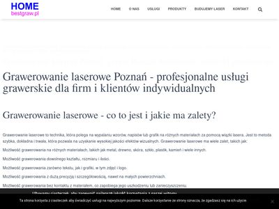 Grawer na szkle, drewnie, tworzywach - bestgraw.pl