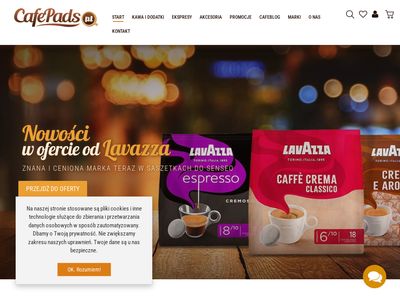 CafePads sklep z kawą i ekspresami