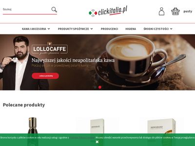 Clickitalia.pl - włoska kawa i artykuły spożywcze
