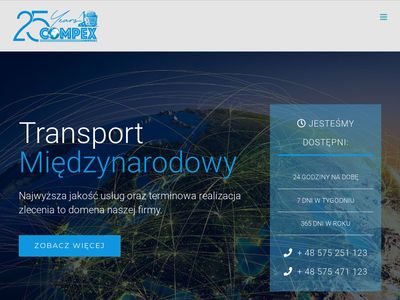 Transport ładunków między lotniskami Kraków - Compex
