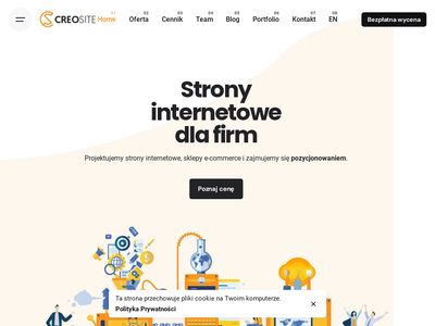 Strony internetowe Katowice - Creosite