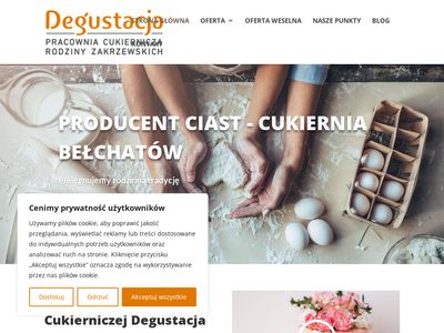 Degustacja - Pracownia cukiernicza rodziny Zakrzewskich w Bełchatowie