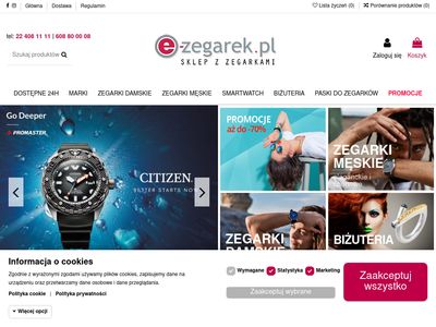 E-zegarek.pl sklep zegarki damskie, męskie Warszawa