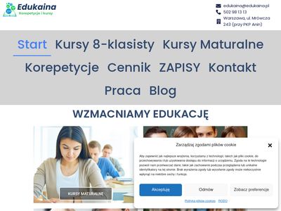 Edukaina Korepetycje Warszawa Wawer