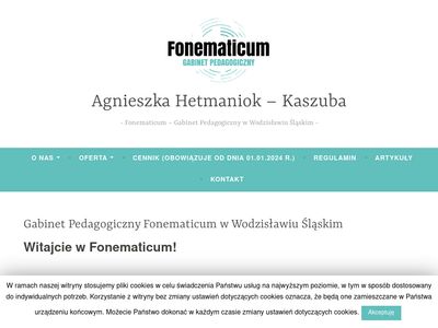 Gabinet Pedagogiczny Fonematicum Agnieszka Hetmaniok-Kaszuba