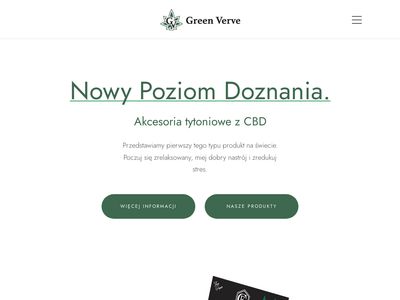 Akcesoria tytoniowe z CBD od GreenVerve.pl