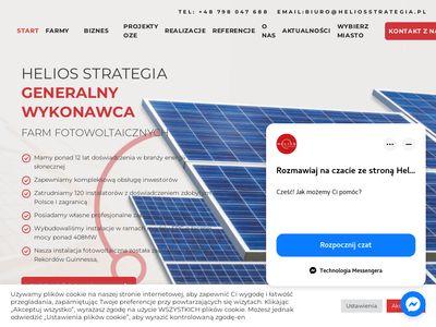Helios Strategia Polska -budowa elektrowni fotowoltaicznej