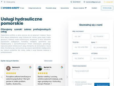 Hydro-Kreft.pl - firma hydrauliczna w województwie pomorskim