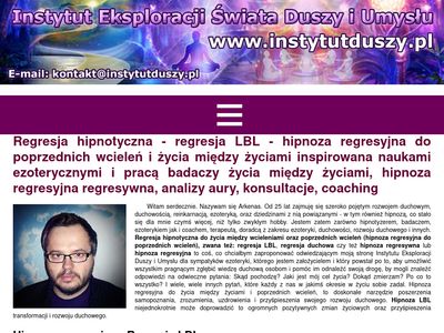 Hipnoza regresyjna - instytutduszy.pl