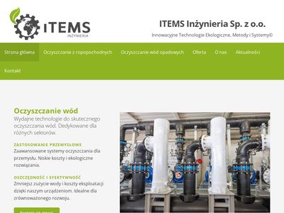 Itemsinzynieria.pl - system oczyszczania wód deszczowych
