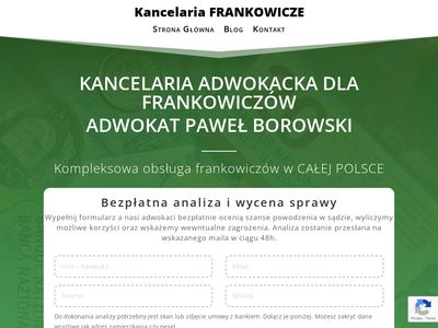 Kredyty frankowe Kancelaria Wrocław - kancelaria-frankowicze.info