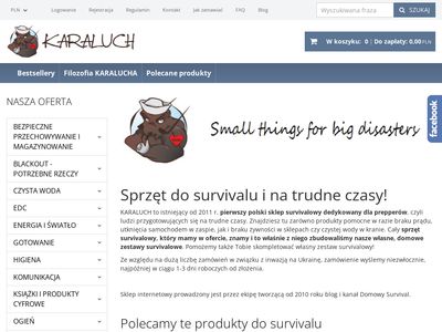 Sprzęt do survivalu – karaluch.com.pl