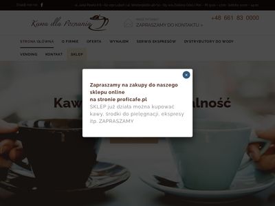 Sklep z ekspresami JURA Poznań - Kawa dla Poznania