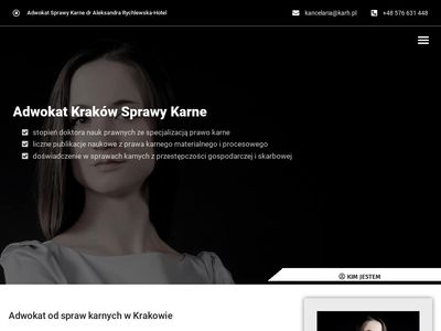 Adwokat Prawo Karne - Kancelaria Kraków Rychlewska-Hotel