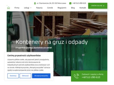 Krymar - kontenery na gruz i odpady
