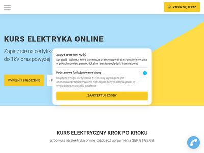 Kurs na elektryka online - kurs-elektryka.pl
