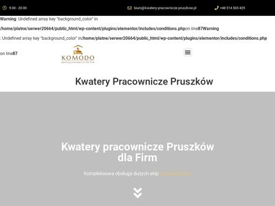 Kwatery-pracownicze-pruszkow.pl