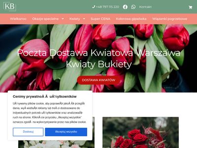 Kwiaciarnia internetowa Warszawa | Dostawa kwiatów z wysyłką - kwiaty-bukiety.com.pl